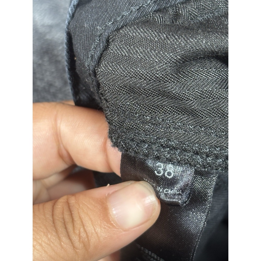 Mens John Varvatos Khaki Shorts 38 Black Cotton Chino - Picture 3 of 8